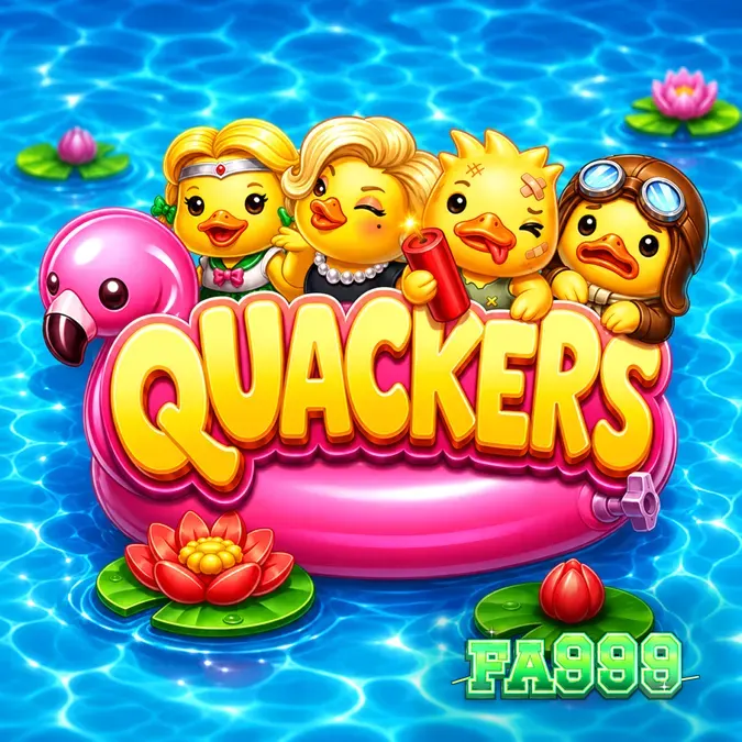 Quackers স্লট গেমের রঙিন ইন্টারফেস এবং ডাক মডিফায়ার গ্রিড